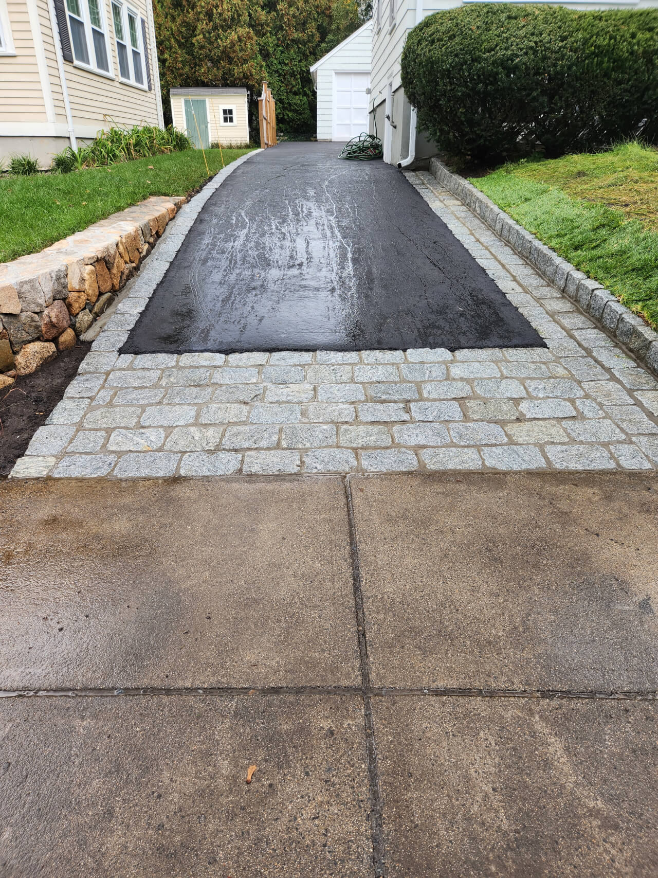 horrace driveway after