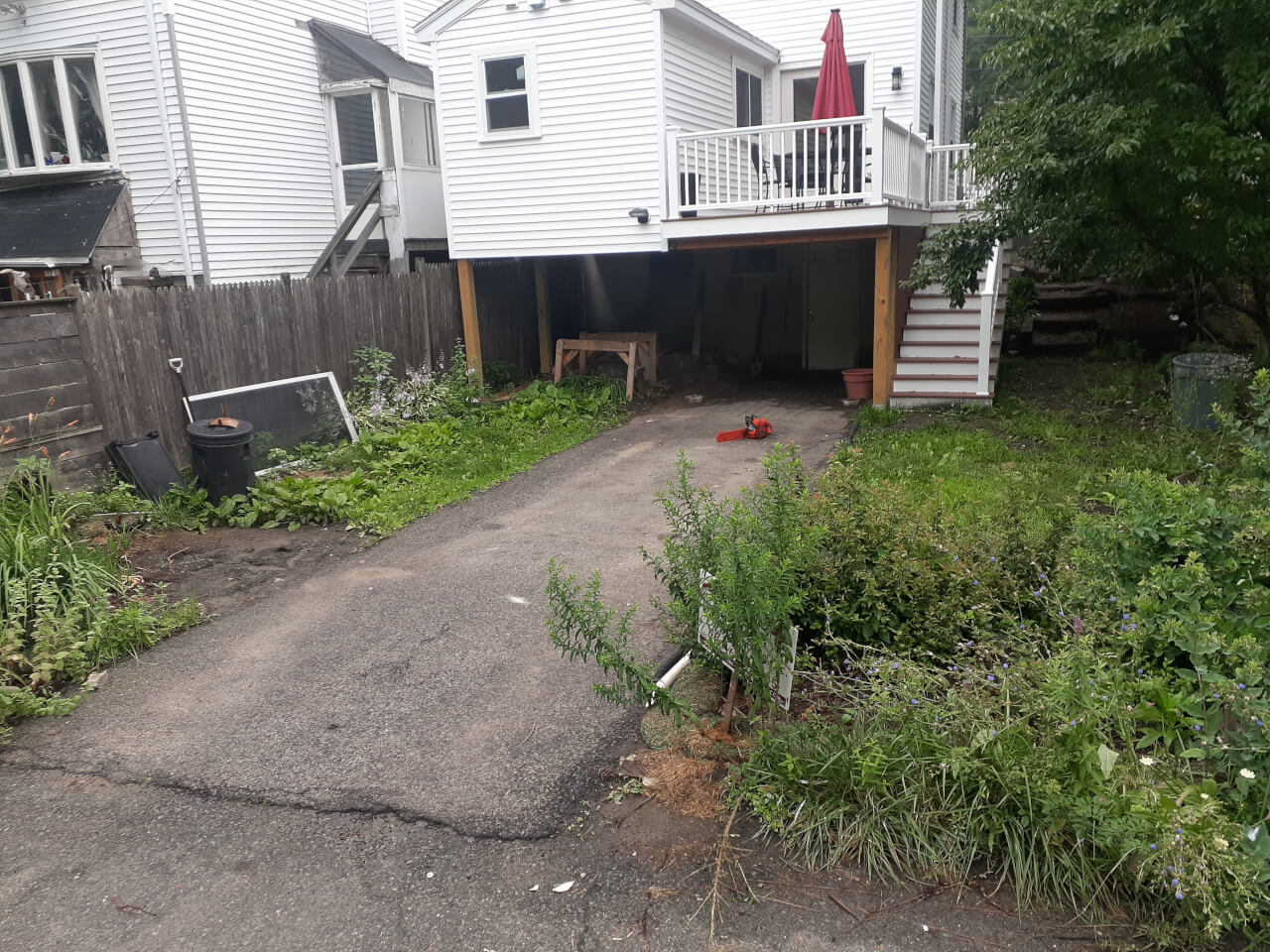 sunnyside driveway before